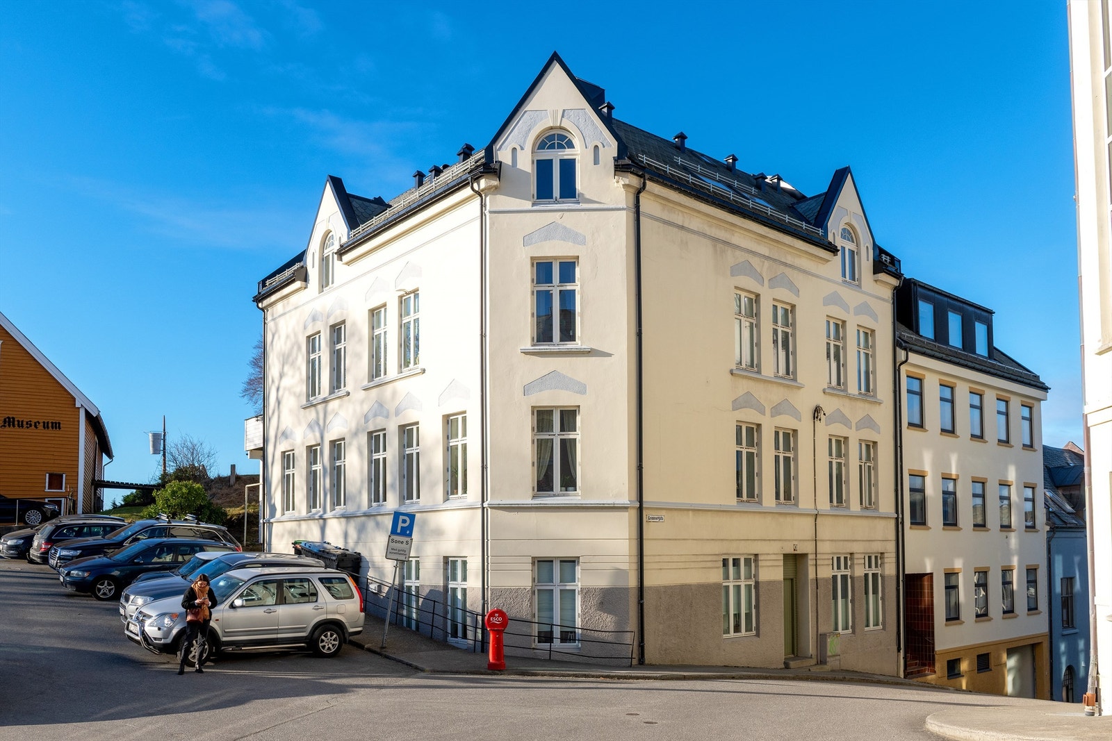 Fasade mot Grimmergata Galleribilde