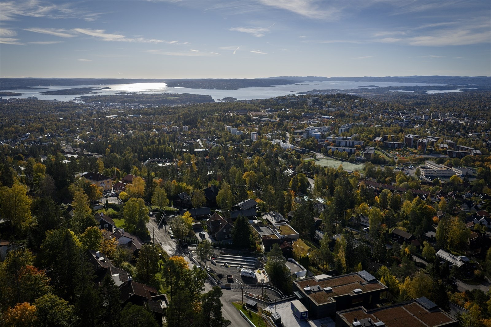 Dronefoto Galleribilde