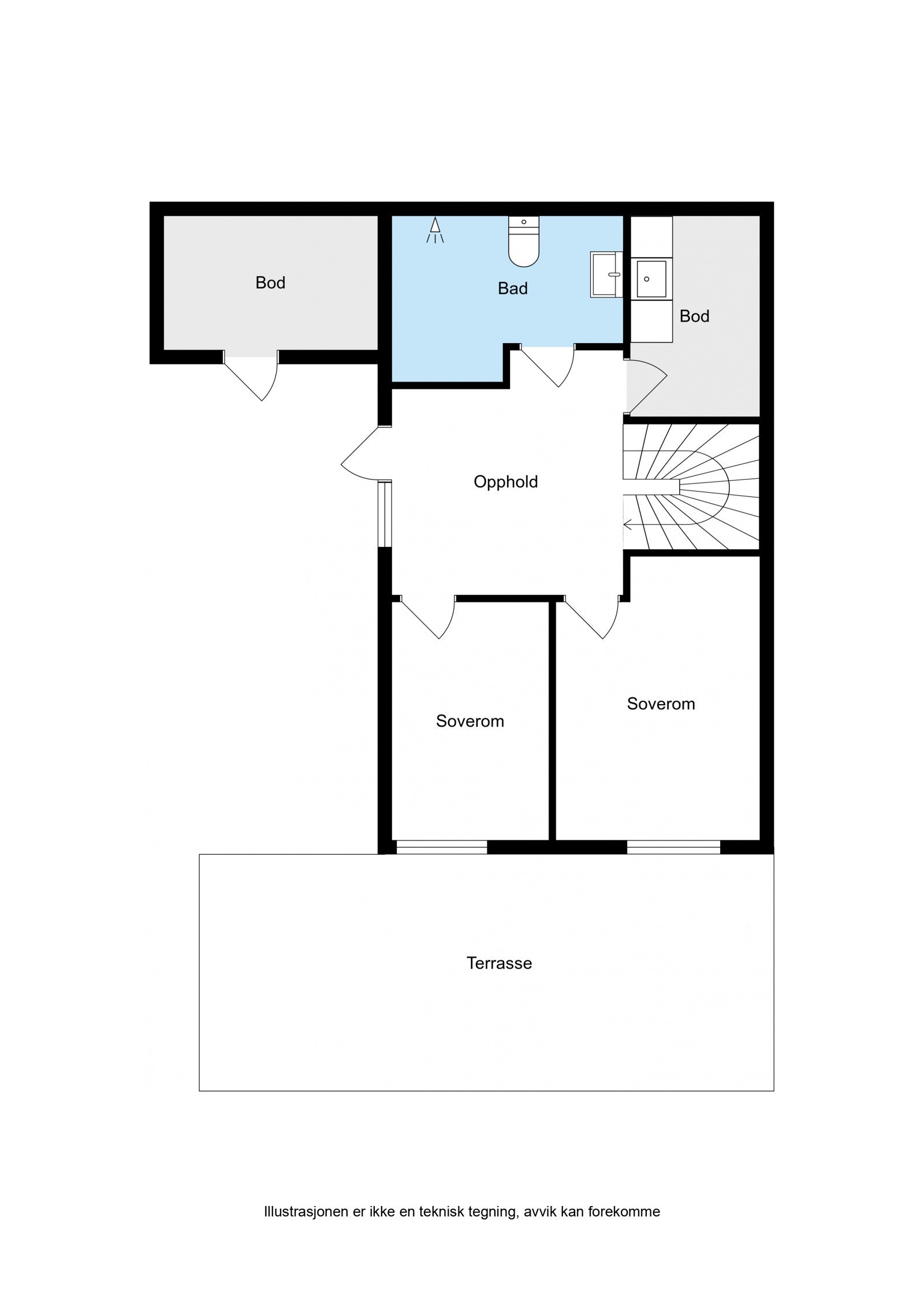 Underetasje. Galleribilde