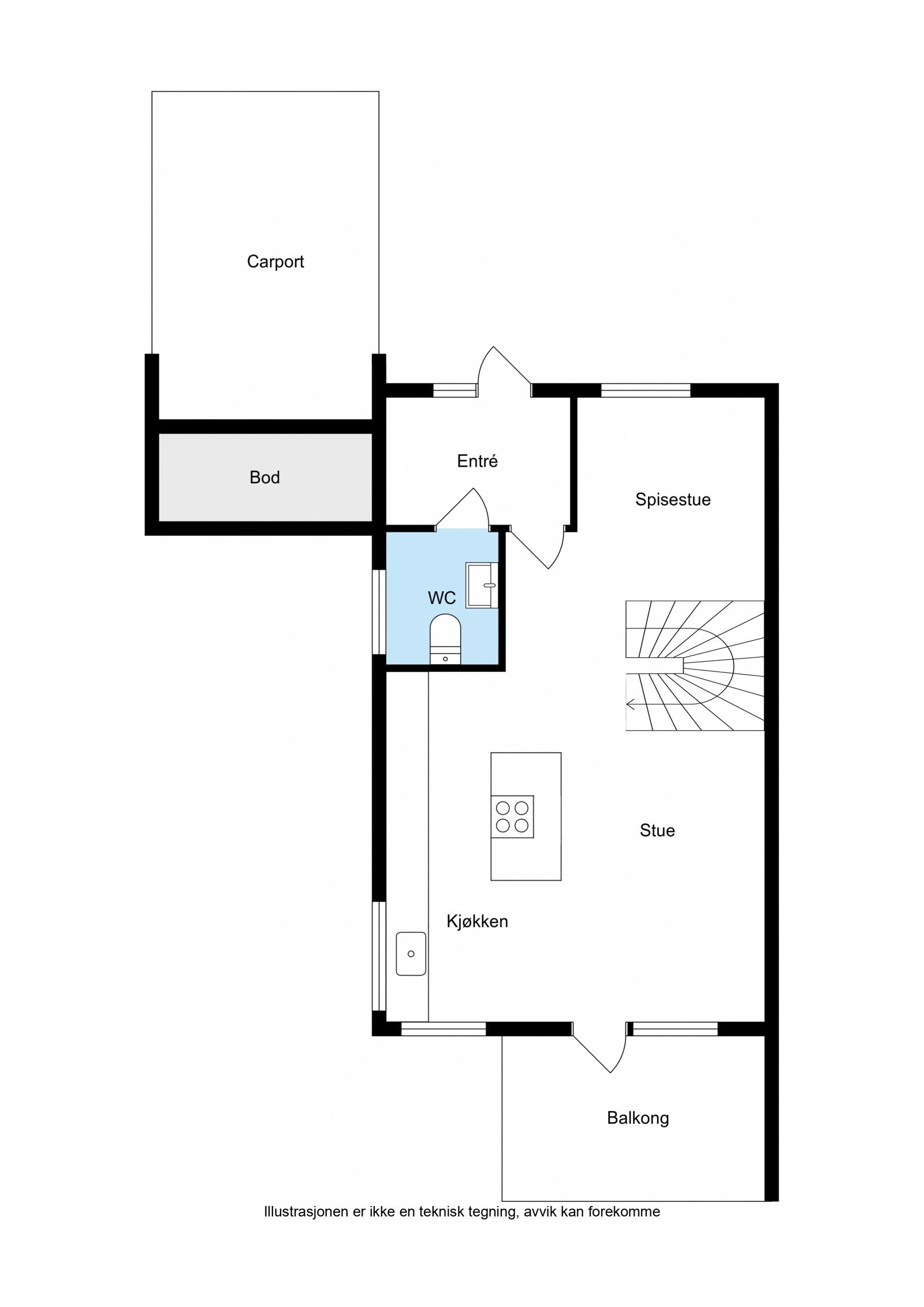 1. etasje. Galleribilde