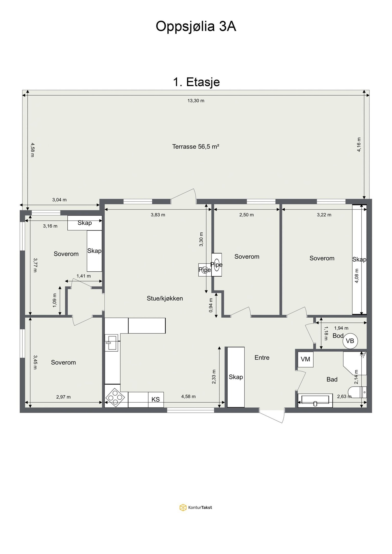 Plantegning Galleribilde