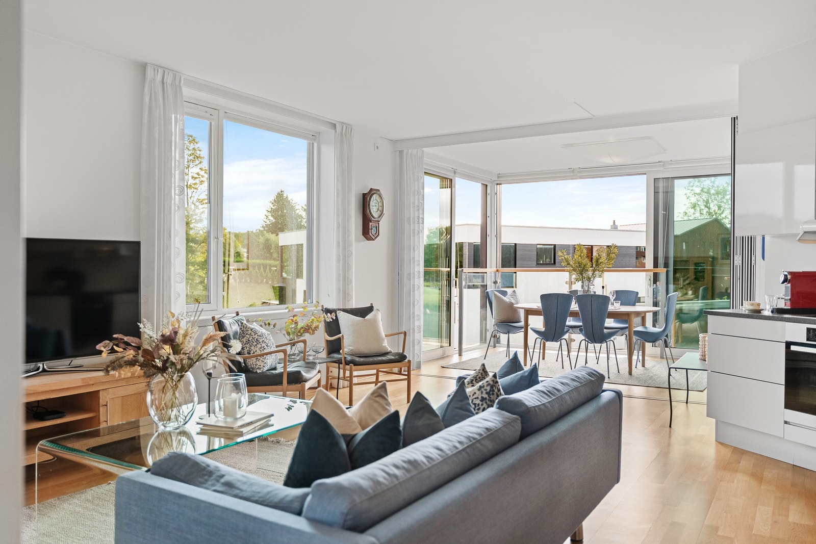 Boligen har en gjennomtenkt planløsning og måler 108 kvm. Galleribilde