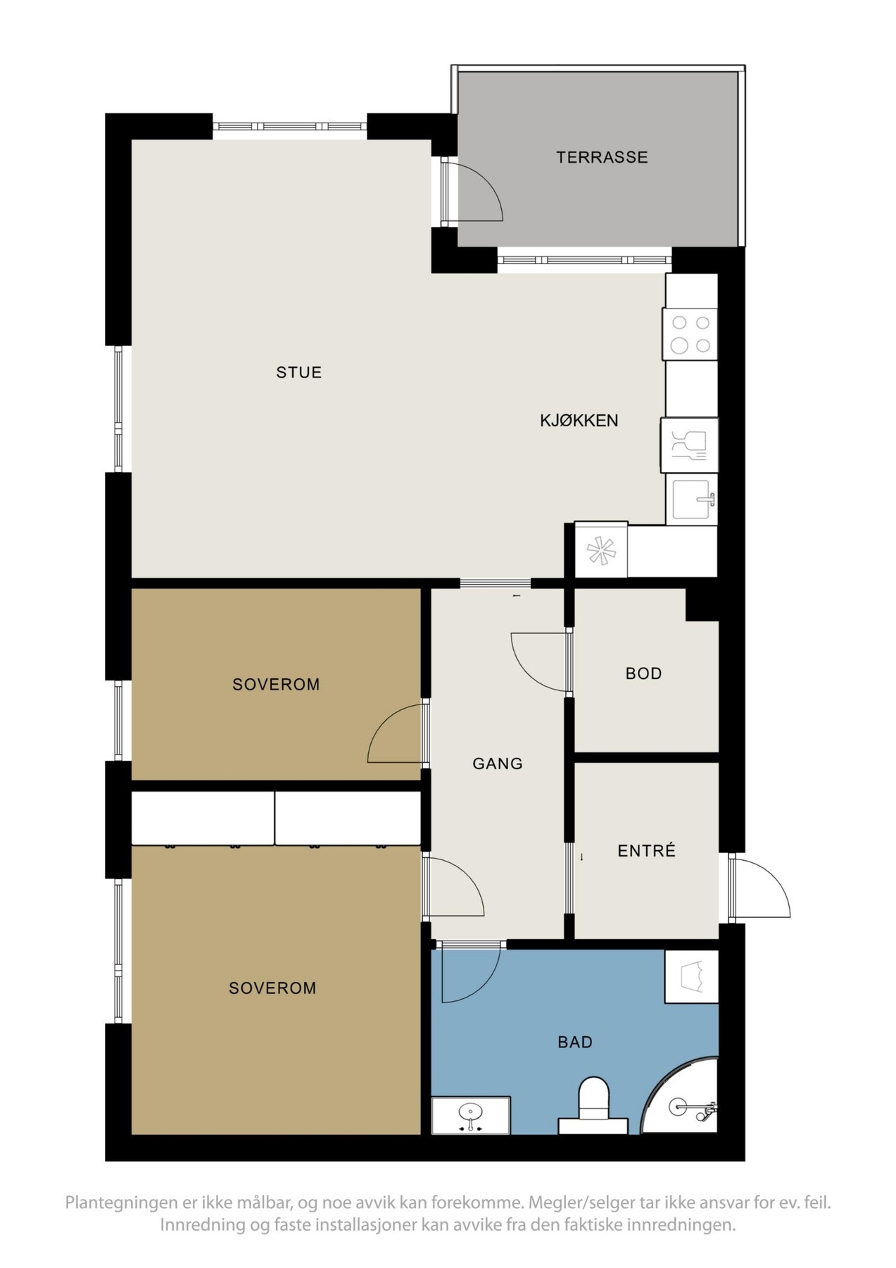 Plantegning Galleribilde