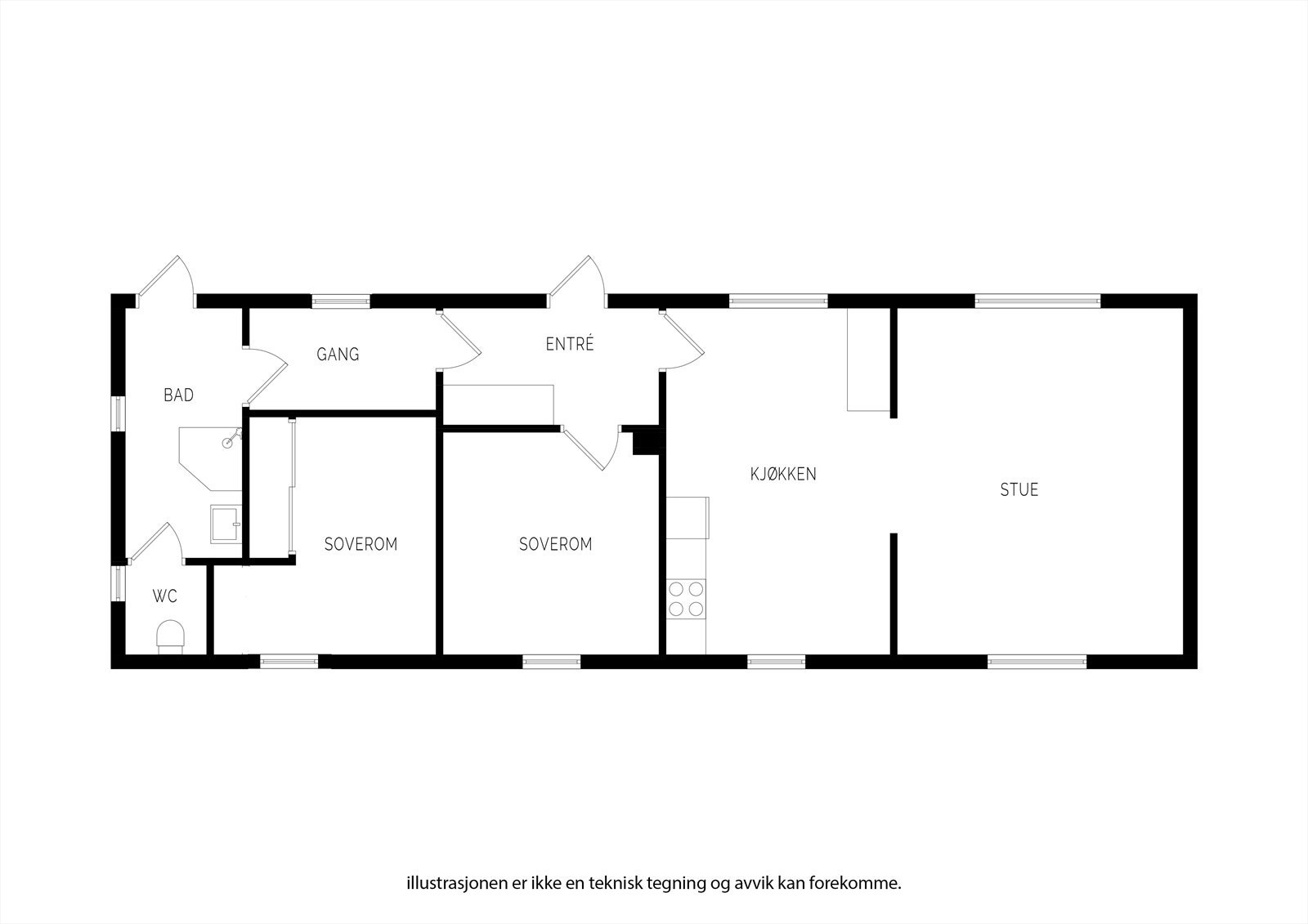 Plantegning Galleribilde
