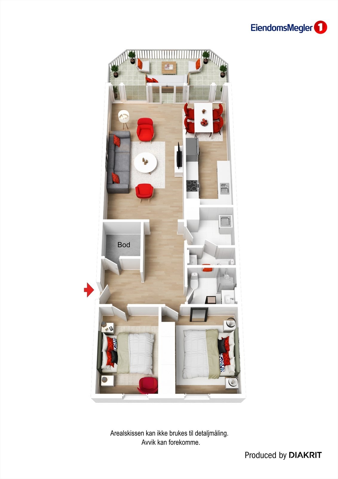 Plantegning Galleribilde