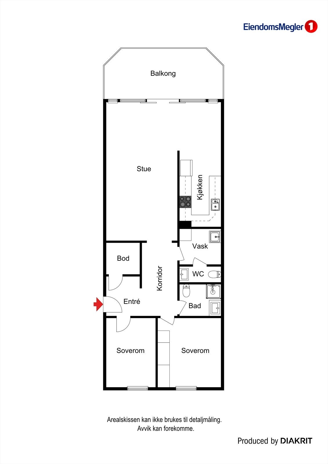 Plantegning Galleribilde