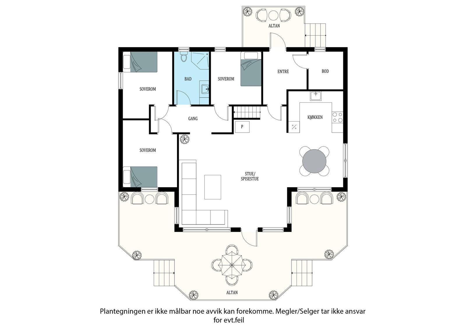 Planskisse. Galleribilde