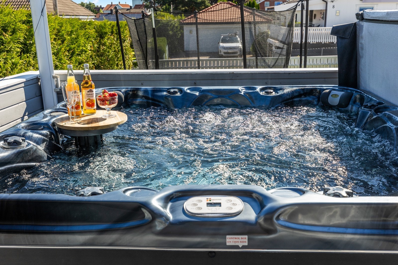 Jacuzzin er ikke vurdert av takstmann. Galleribilde