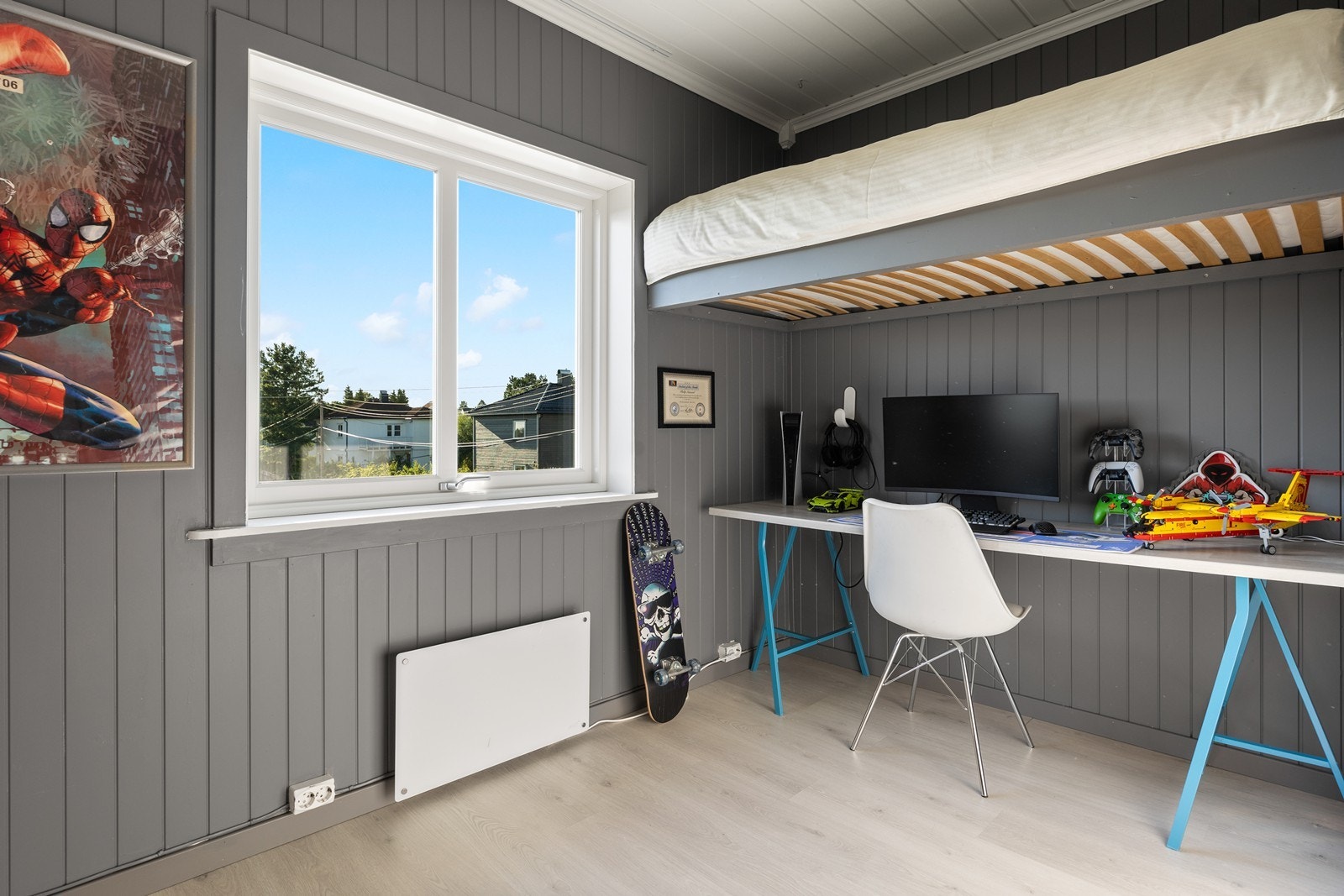 Soverom 3 har praktisk løsning for plassutnyttelse. Galleribilde