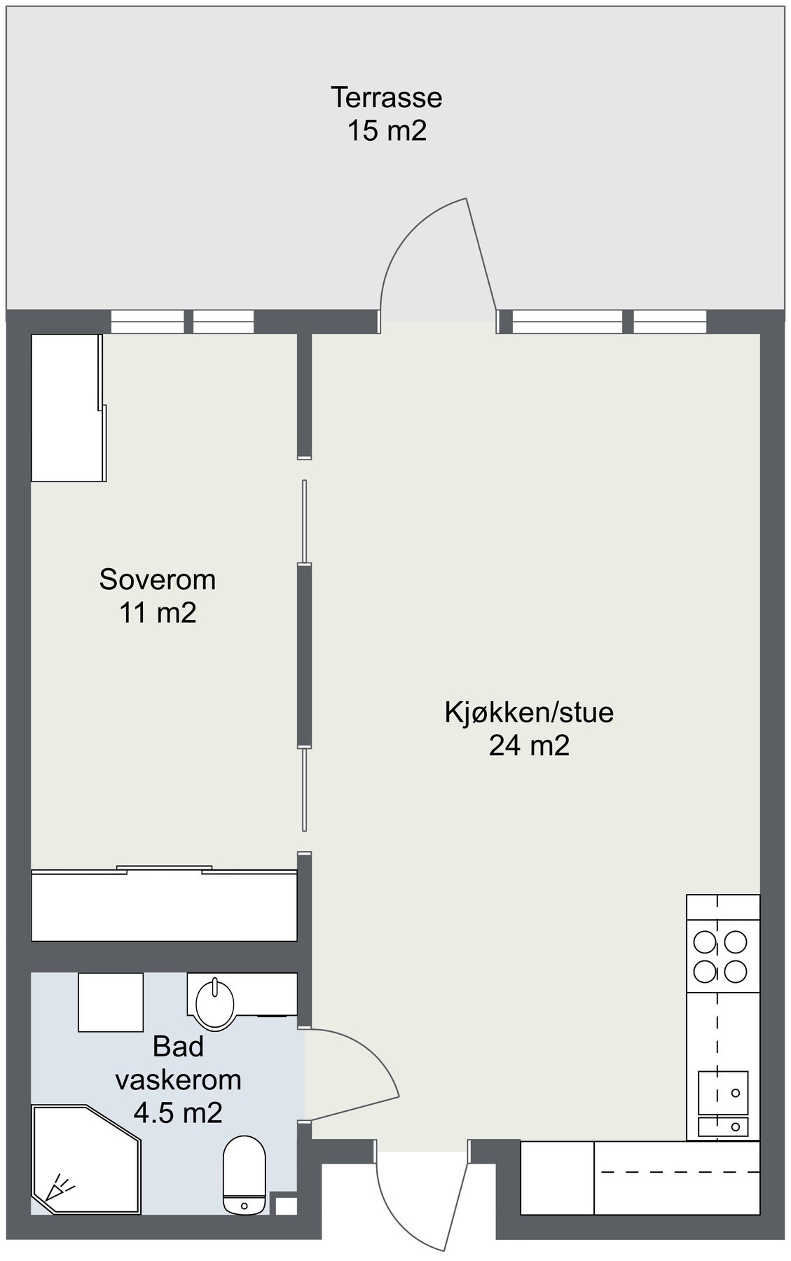 Planskisse. Galleribilde