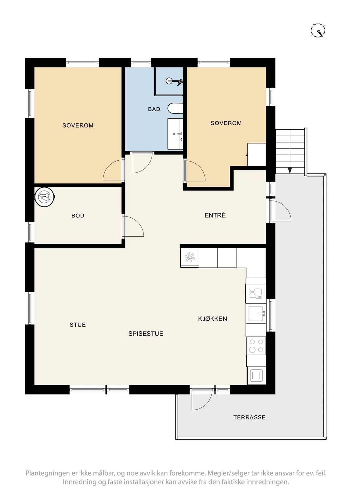 Plantegning 2.etasje Galleribilde
