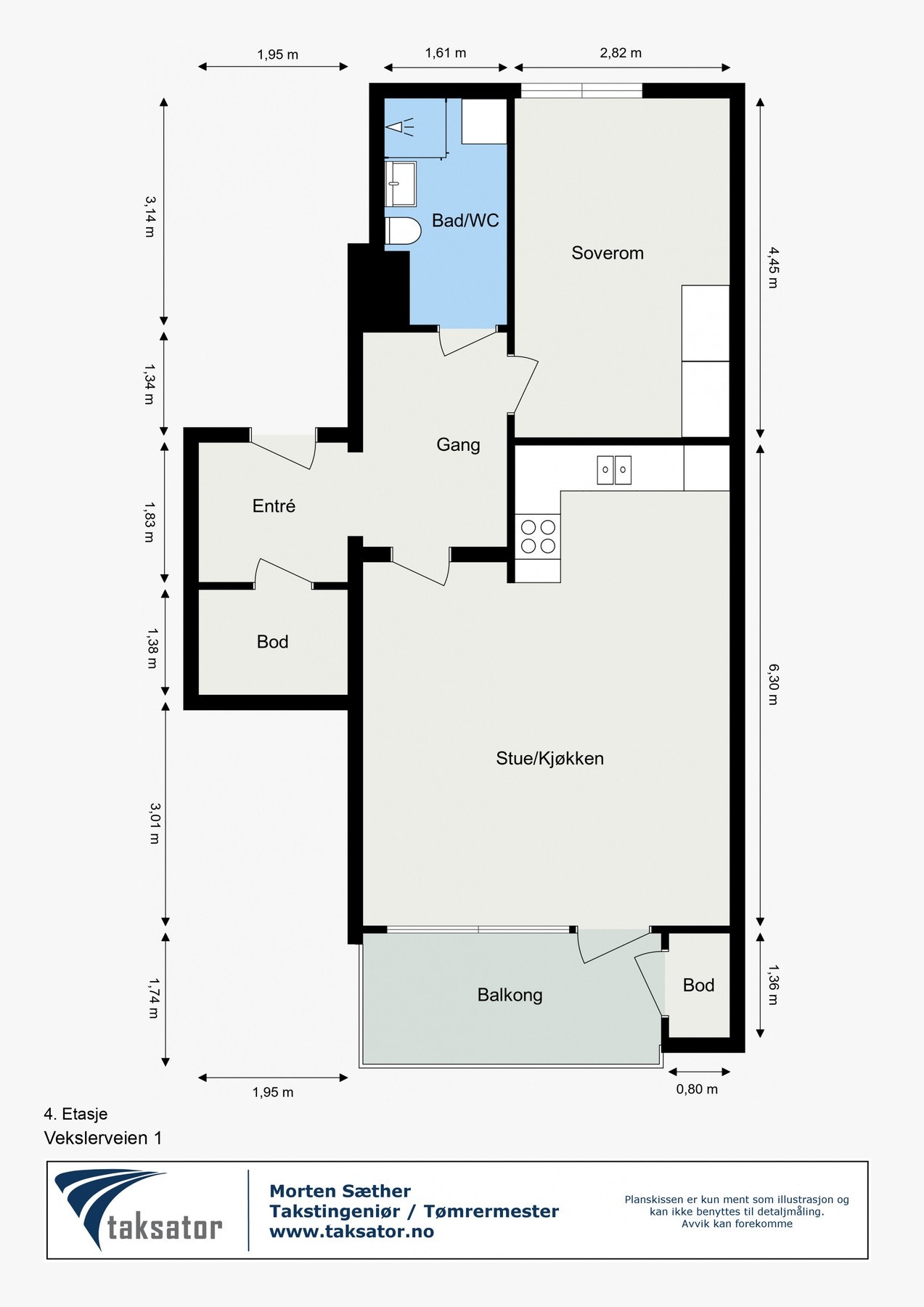 Plantegning Galleribilde