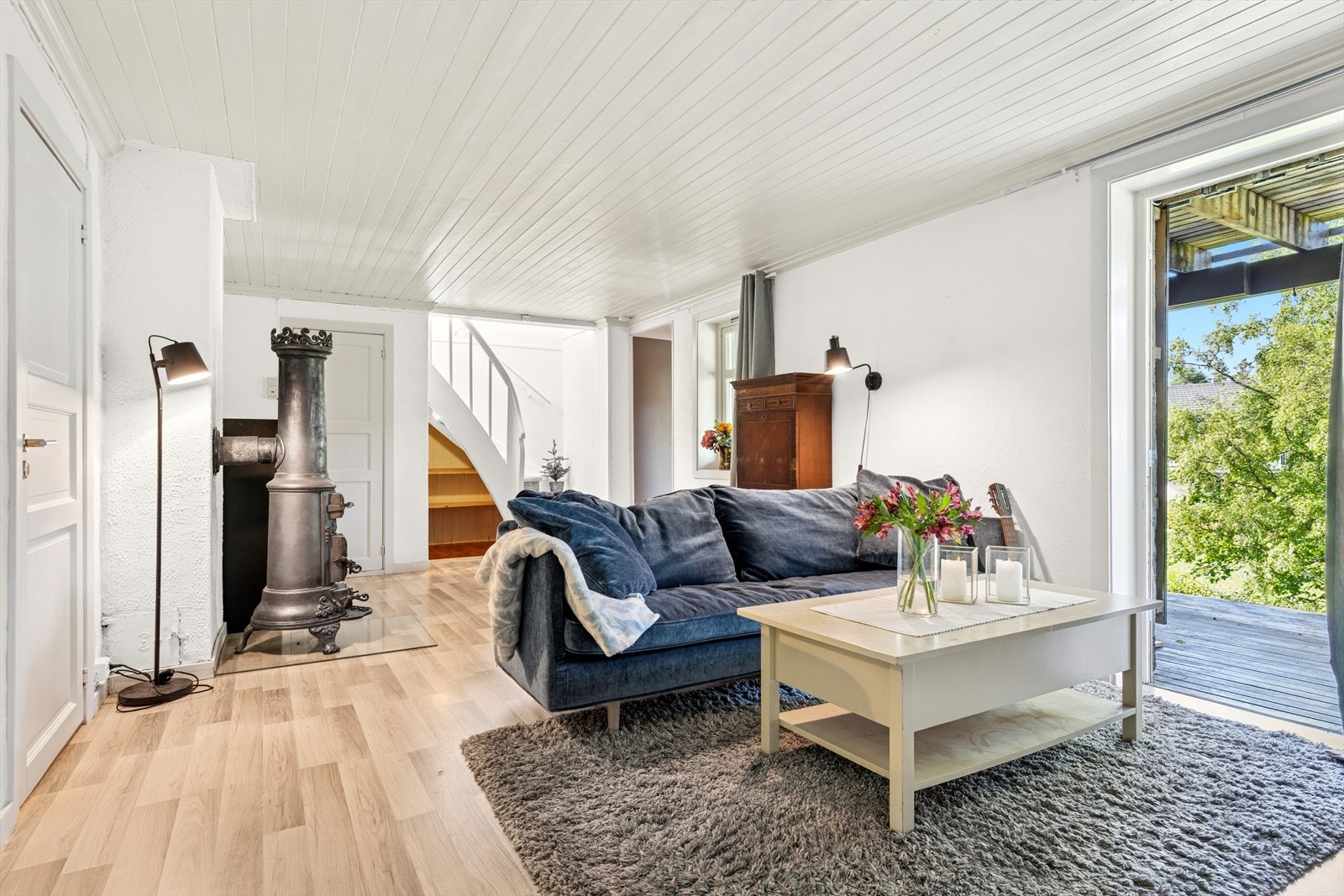 Praktisk utgang til platting. Galleribilde