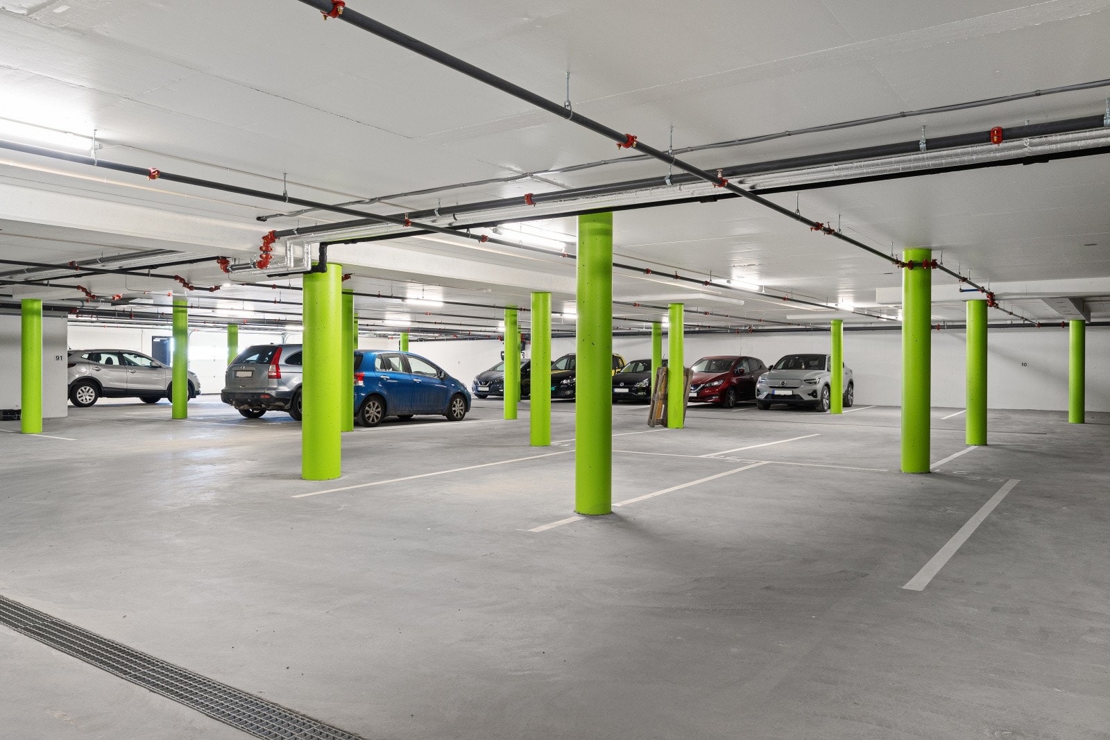 Det er mulig å kjøpe parkeringsplass i p-kjeller Galleribilde