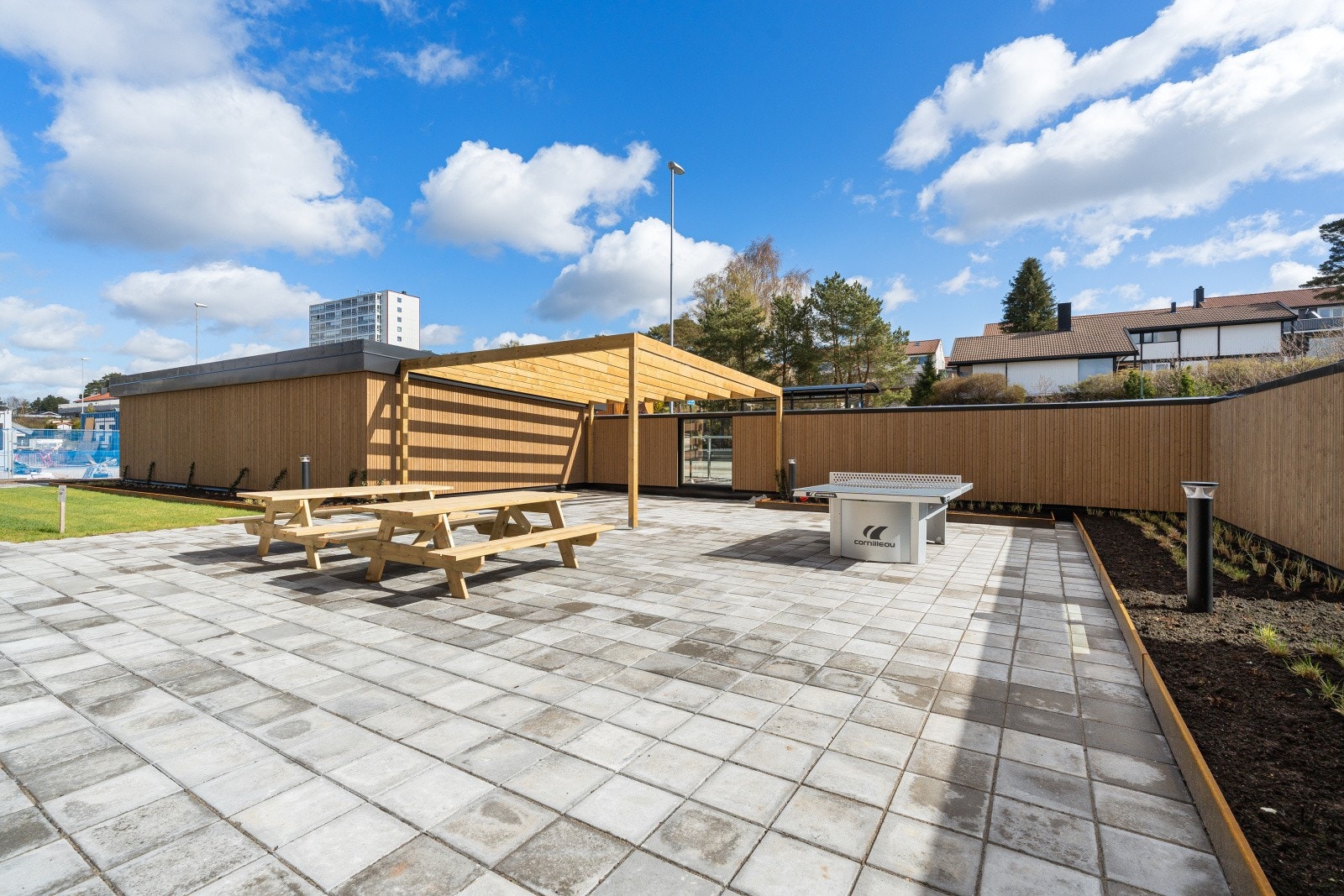 Stor felles terrasse Galleribilde