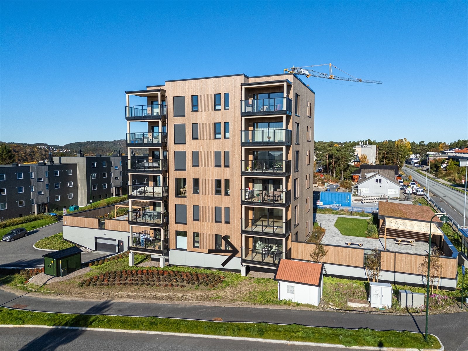 Hjørneleilighet i første etasje Galleribilde