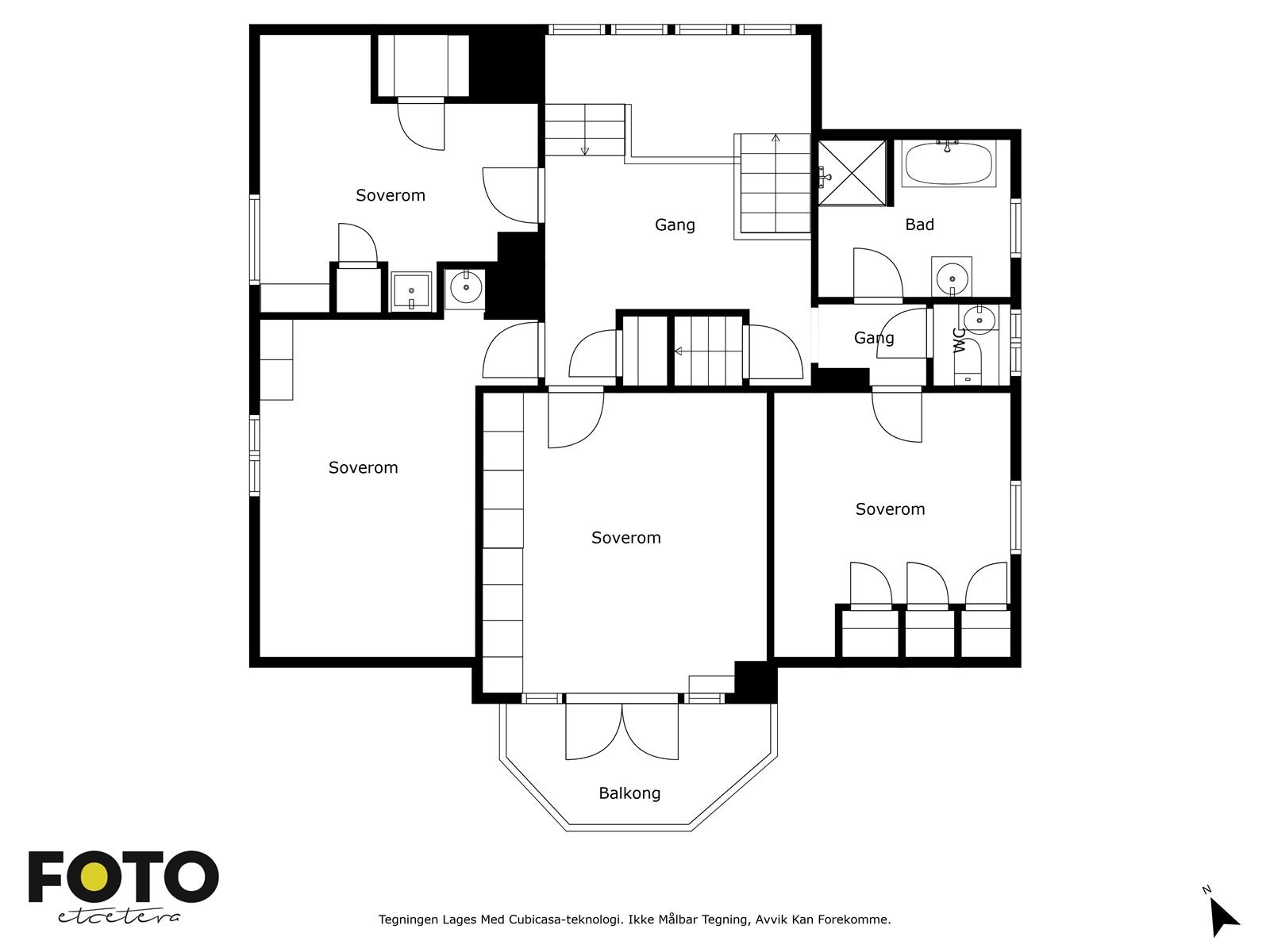 Veiledende planskisse 2. etasje. Ikke målbar Galleribilde