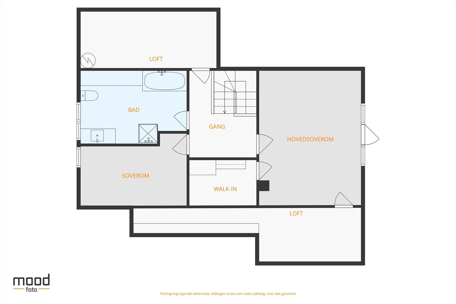 Plantegning 2.etg Galleribilde