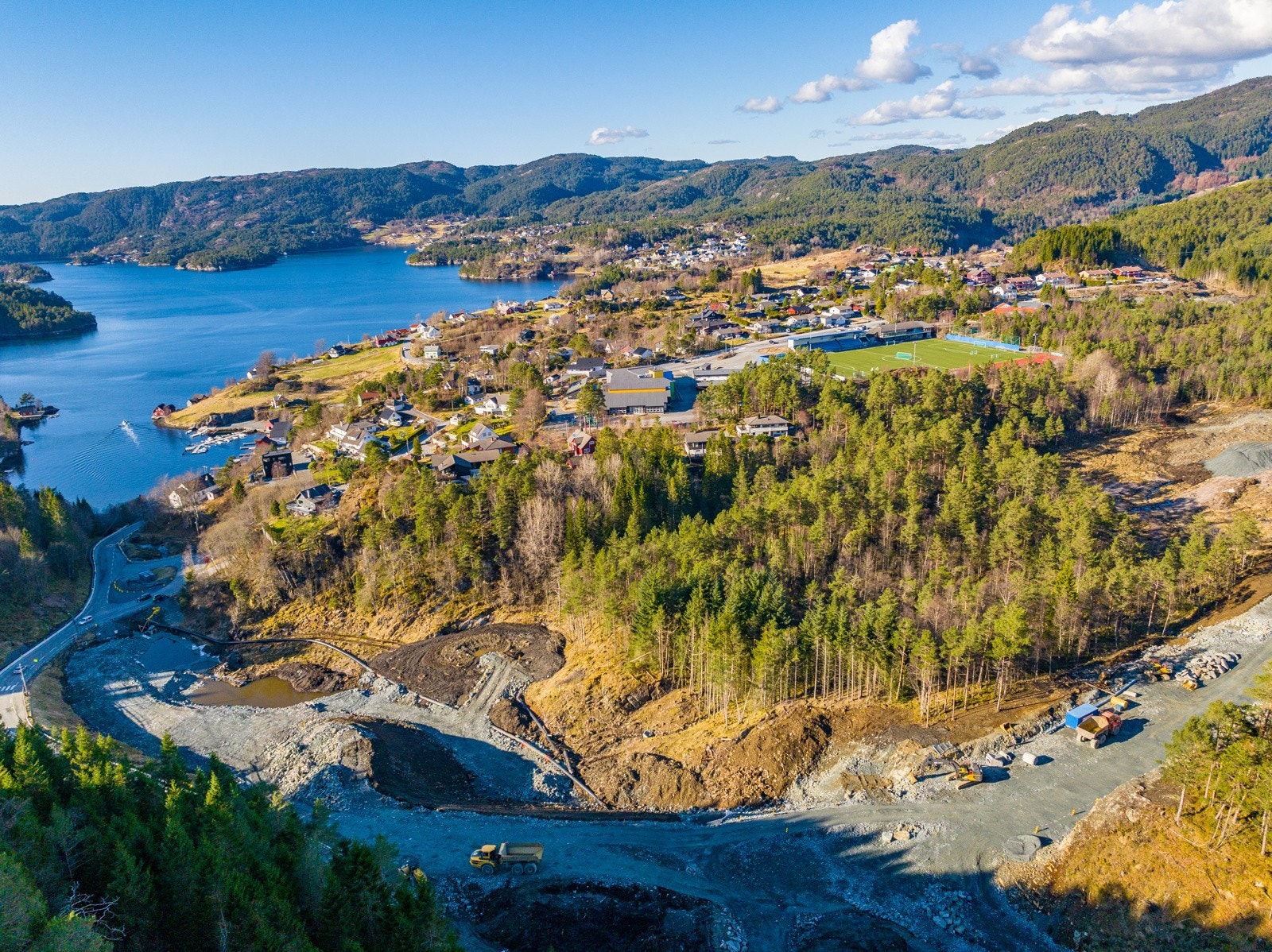 Her kommer nye veien som skal knyttes til E-39 Galleribilde