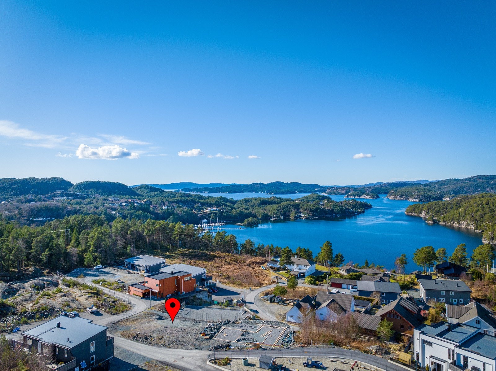 Grov planert tomt Galleribilde