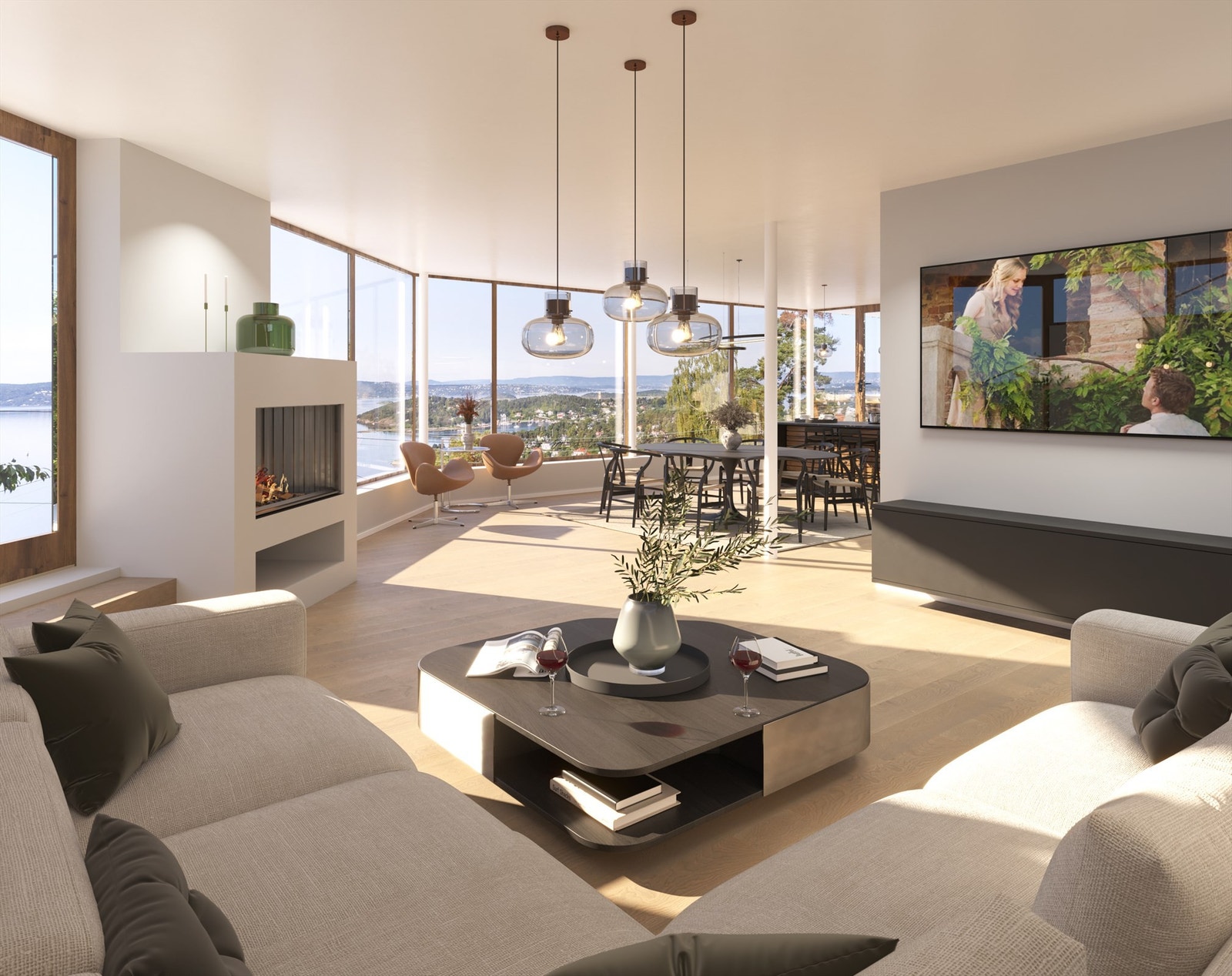 Illustrasjon av bolig som det er gitt rammetillatelse på Galleribilde