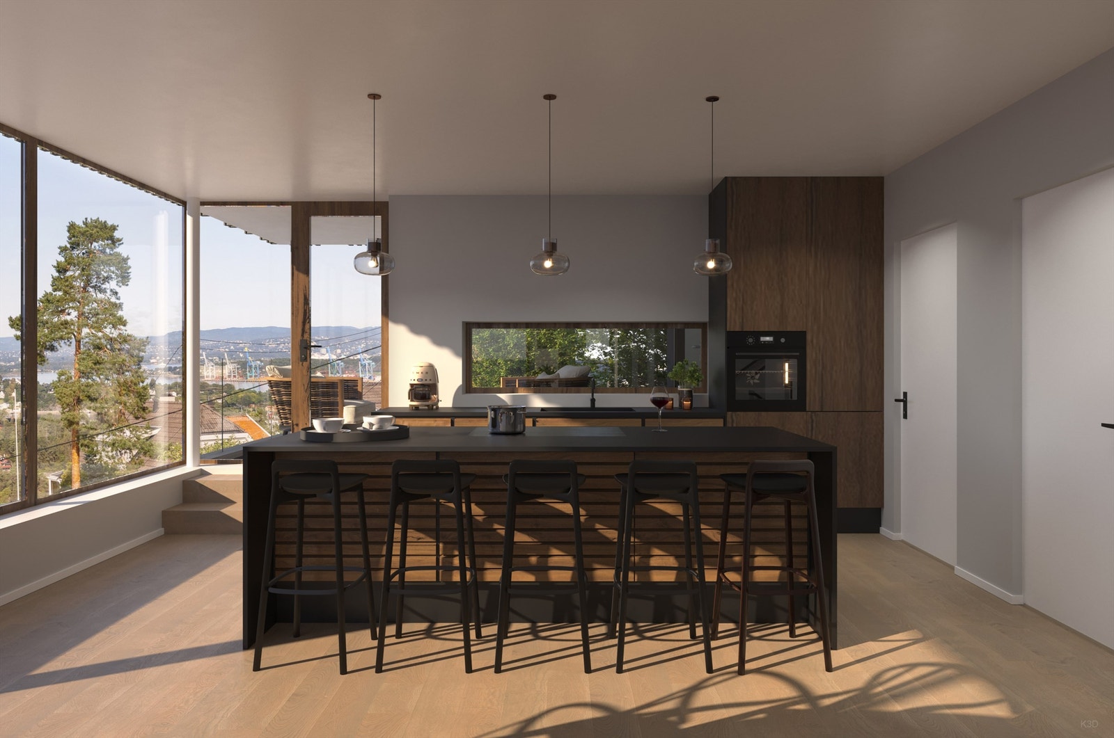 Illustrasjon av bolig som det er gitt rammetillatelse på Galleribilde