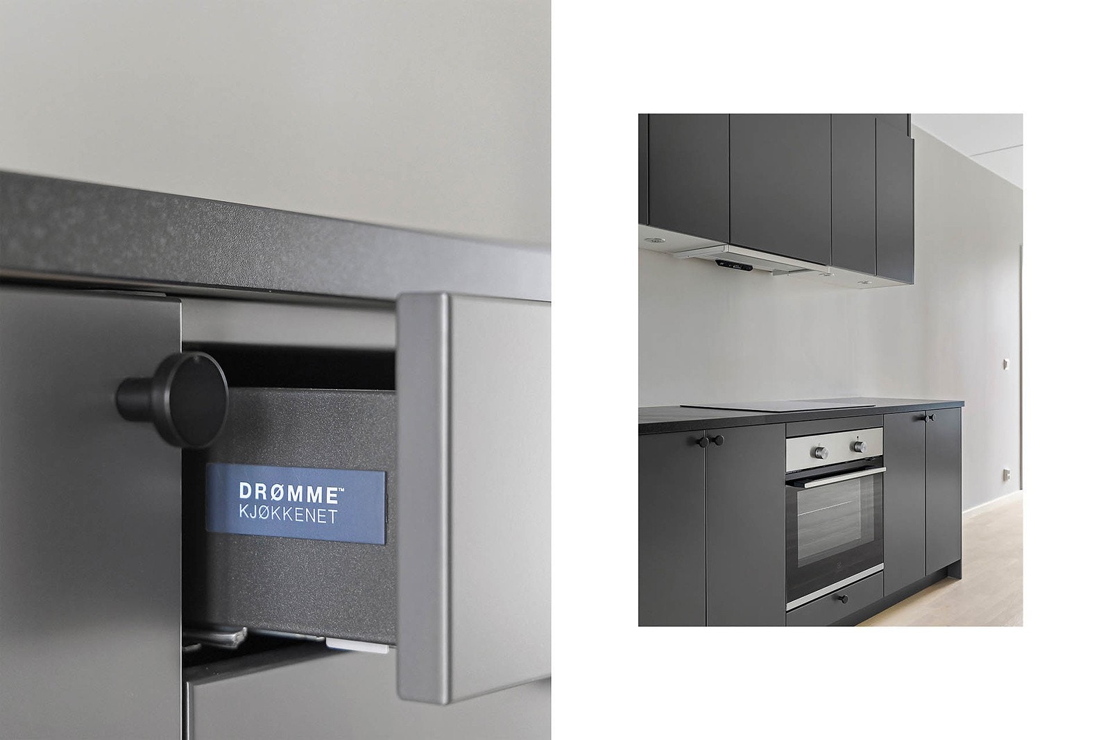 Kjøkkenet har godt med skap- og benkeplass. Galleribilde