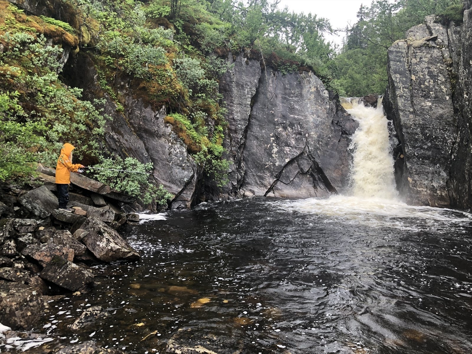 Fra elva Fekjaåni, 300 m ovenfor hytta Galleribilde