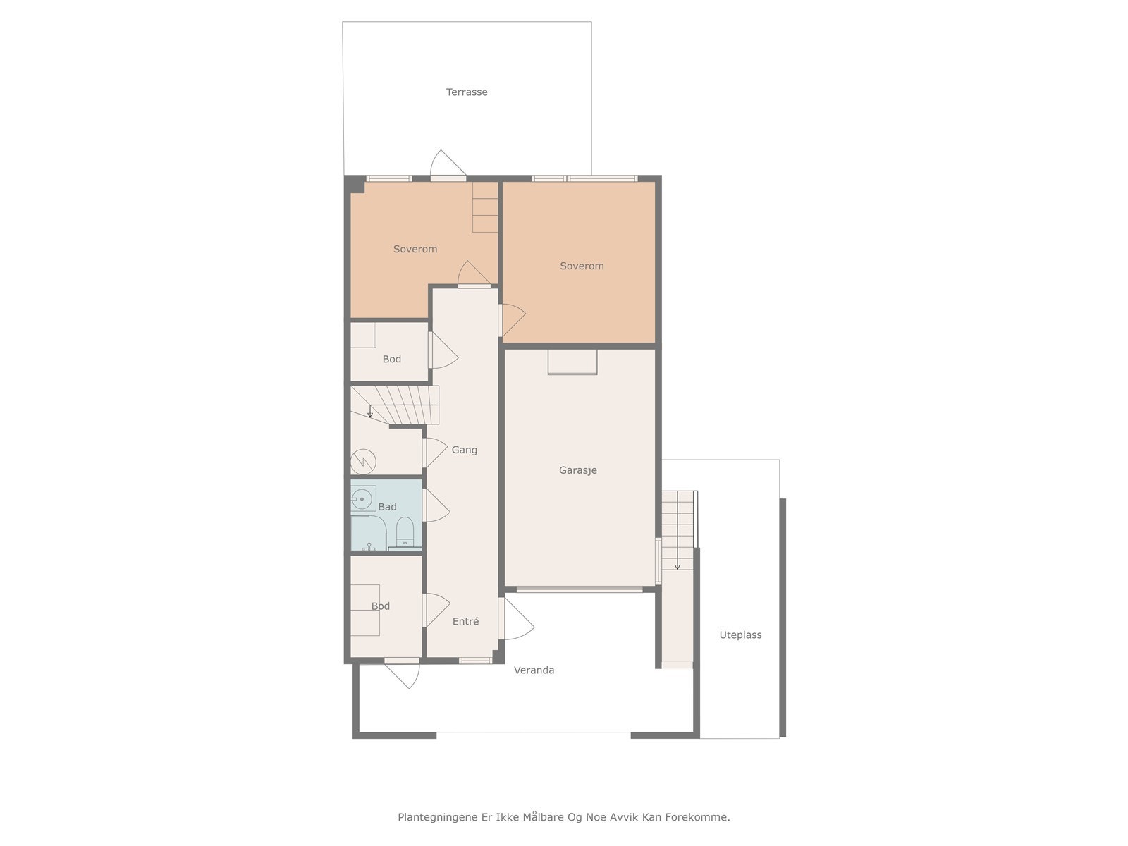 Plantegning 1. etg Galleribilde