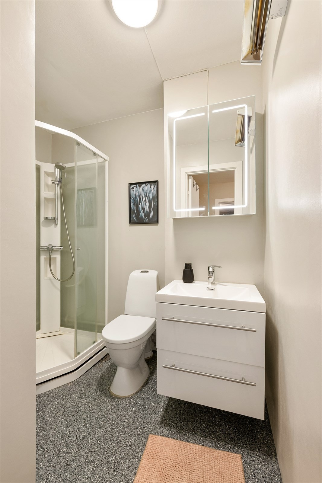 I 2024 ble badets vegger helsparklet og klosettet skiftet ut. Galleribilde