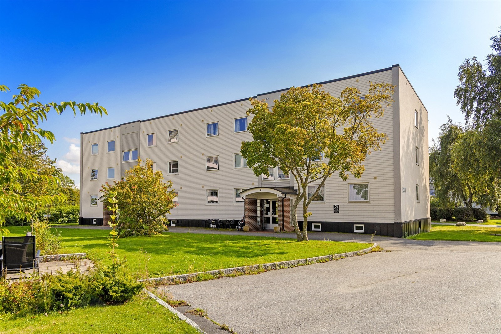 Leiligheten er én av totalt 148 i det veletablerte Presteløkka III borettslag i Gamle Fredrikstad. Galleribilde