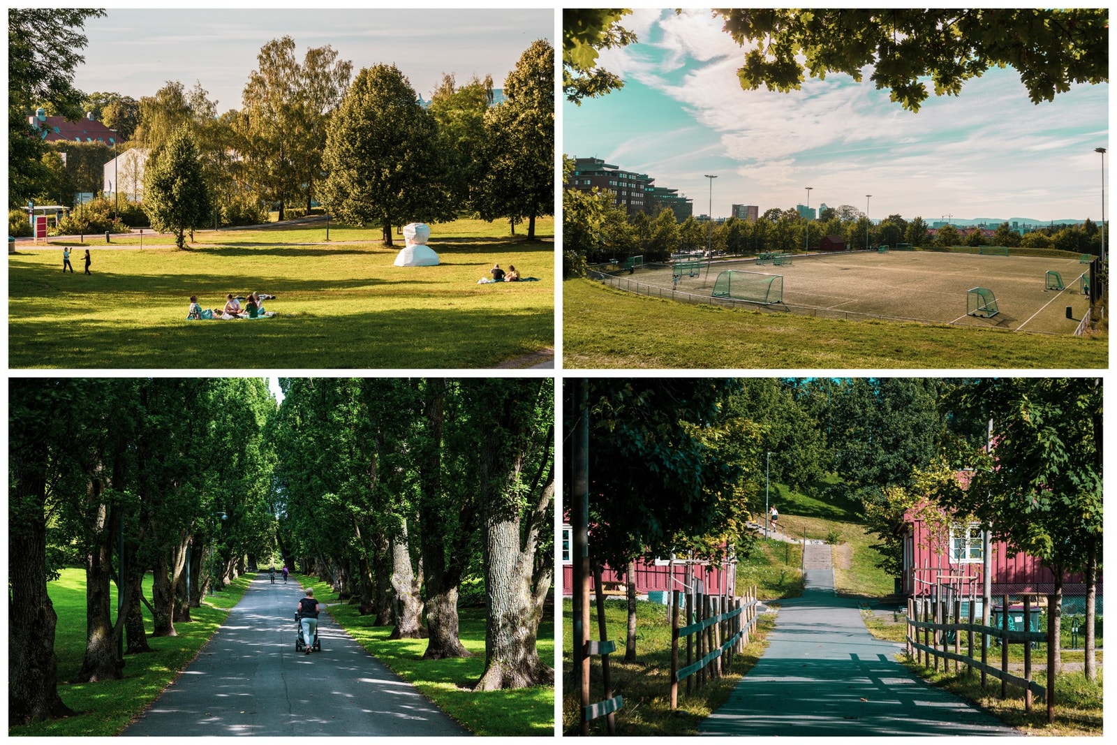 Nærområde - En rekke grønne lunger i umiddelbar nærhet. Galleribilde