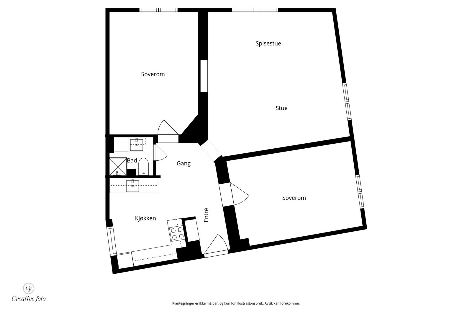 Plantegning. Galleribilde