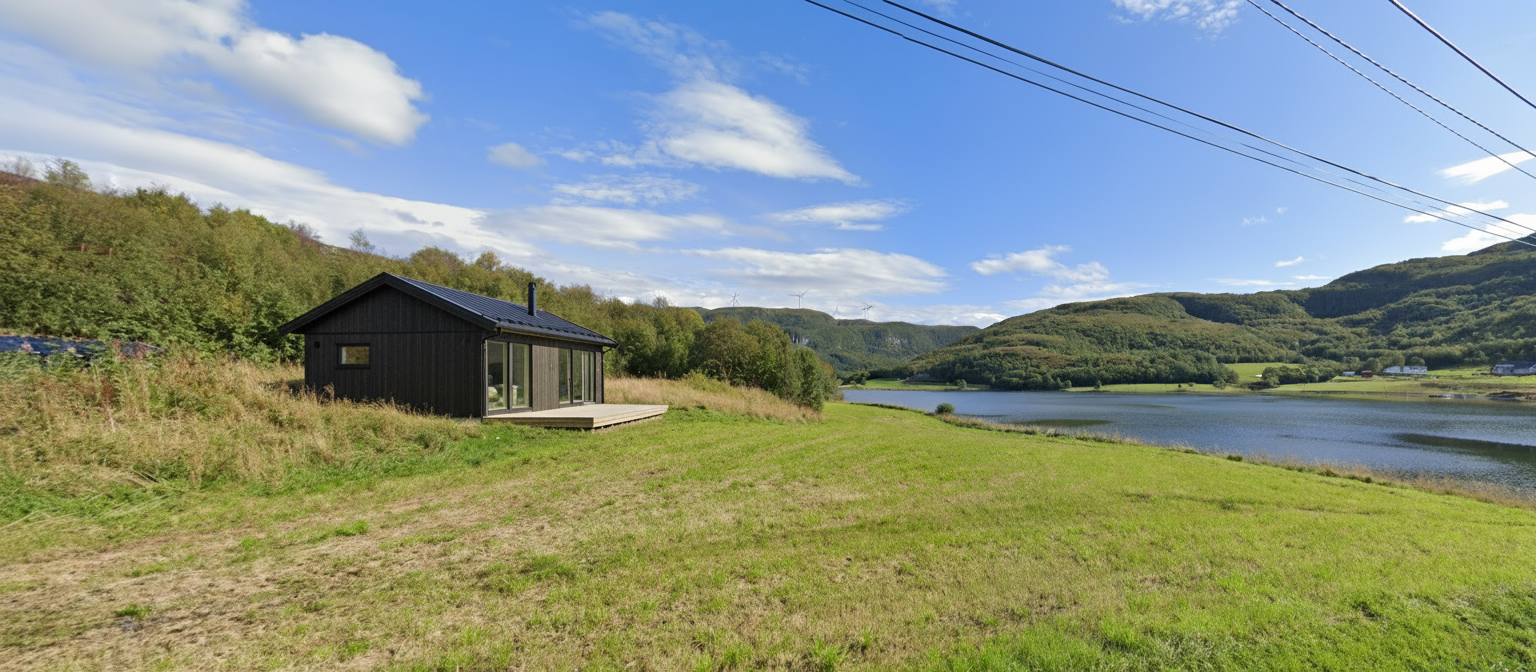 Illustrasjonsbilde: Tomten gir en unik mulighet for å sette opp en fritidsbolig innenfor 100-meters beltet. Galleribilde