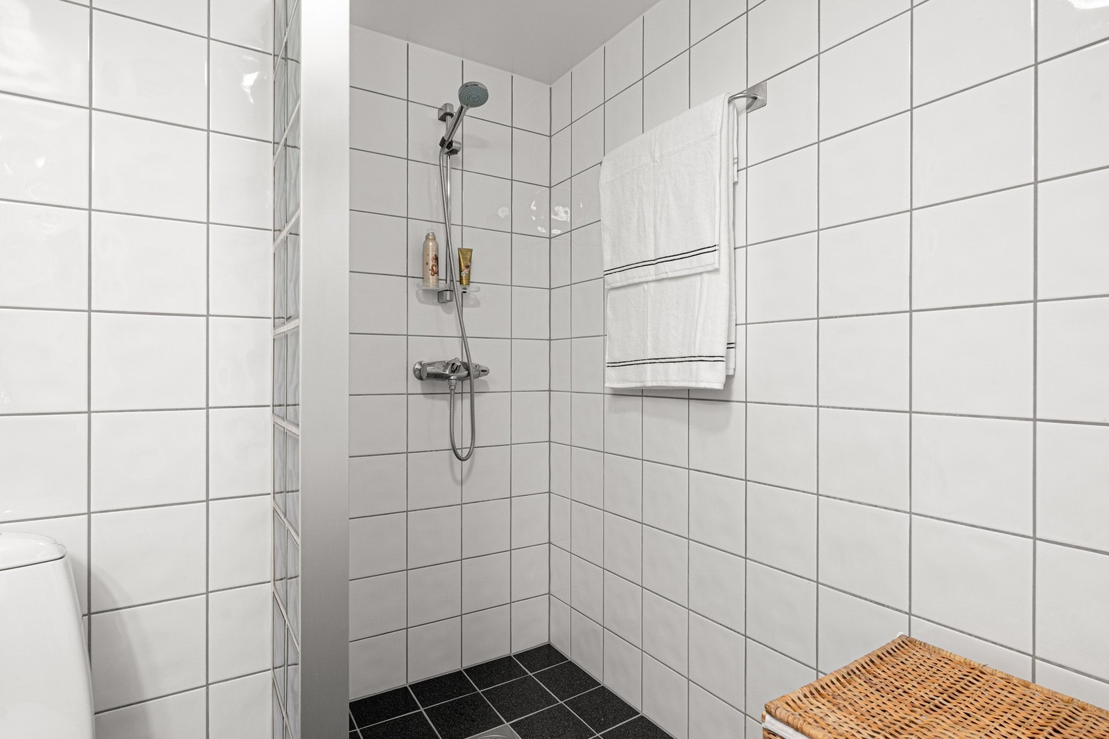 Her er det opplegg til vaskemaskin. Galleribilde