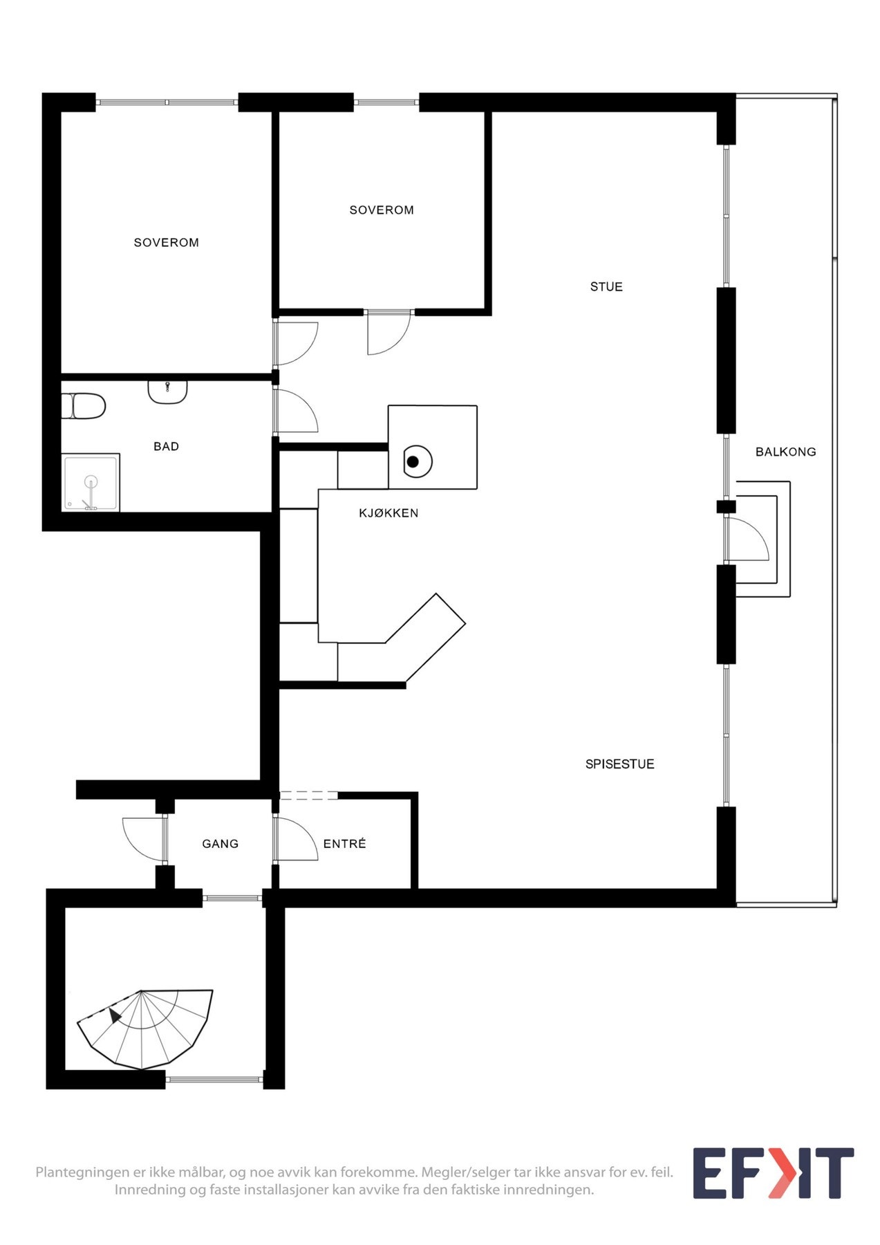 Plantegning Galleribilde