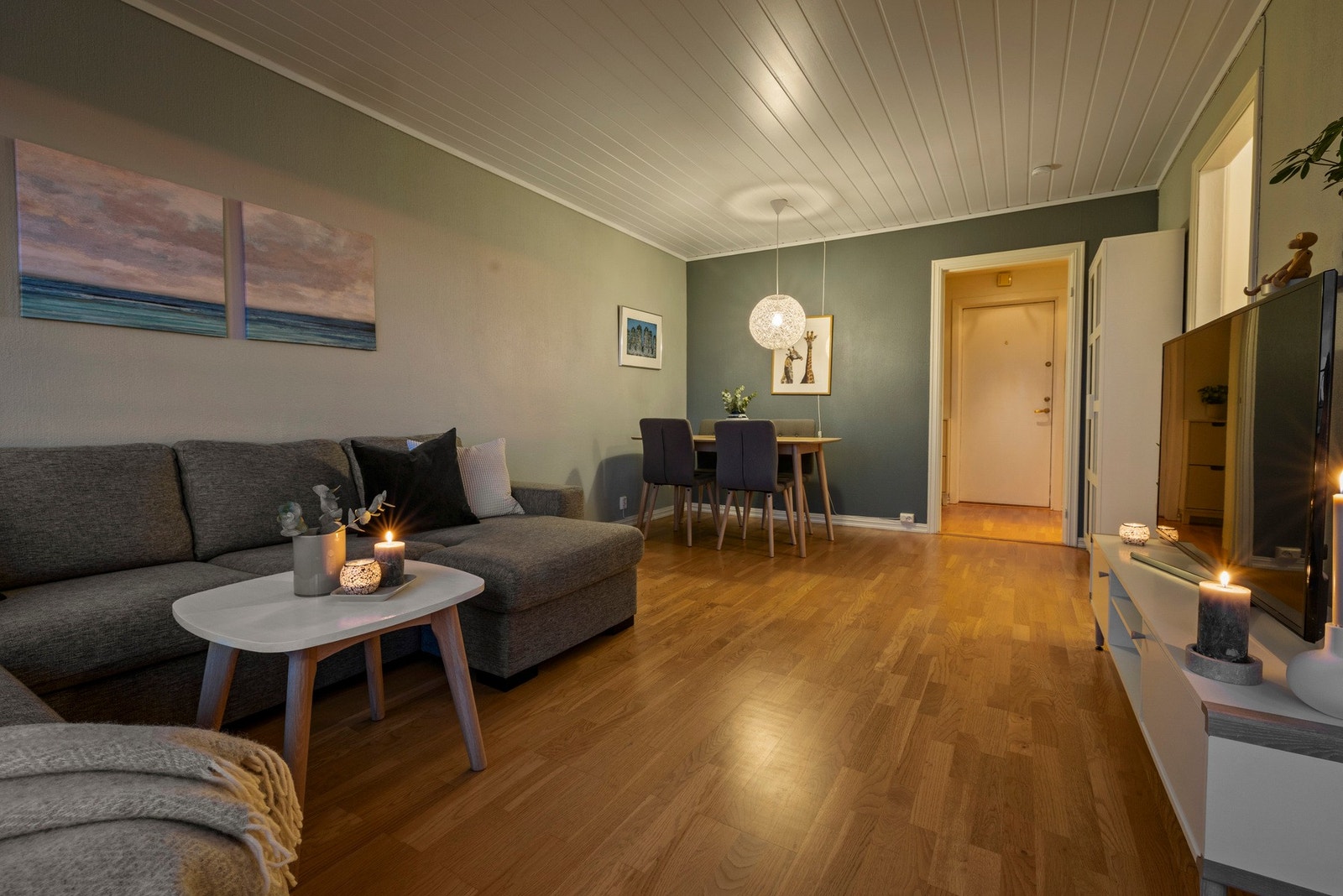 Lun kveldsstemning Galleribilde