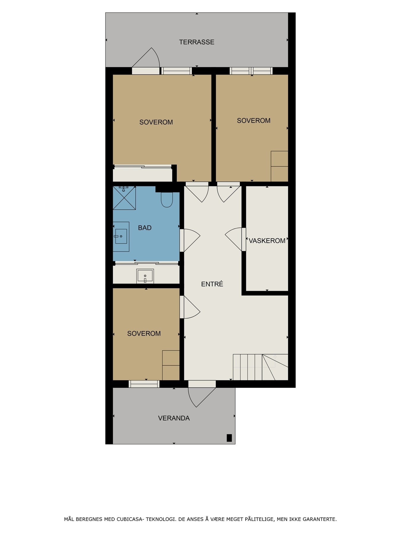 Planskisse 1. etasje Galleribilde