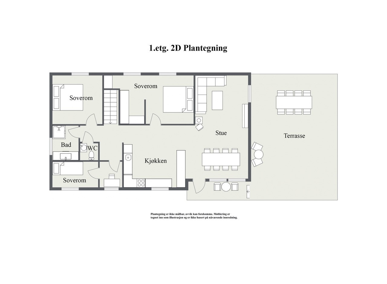 1. etasje - 2D Floor Plan.jpeg Galleribilde