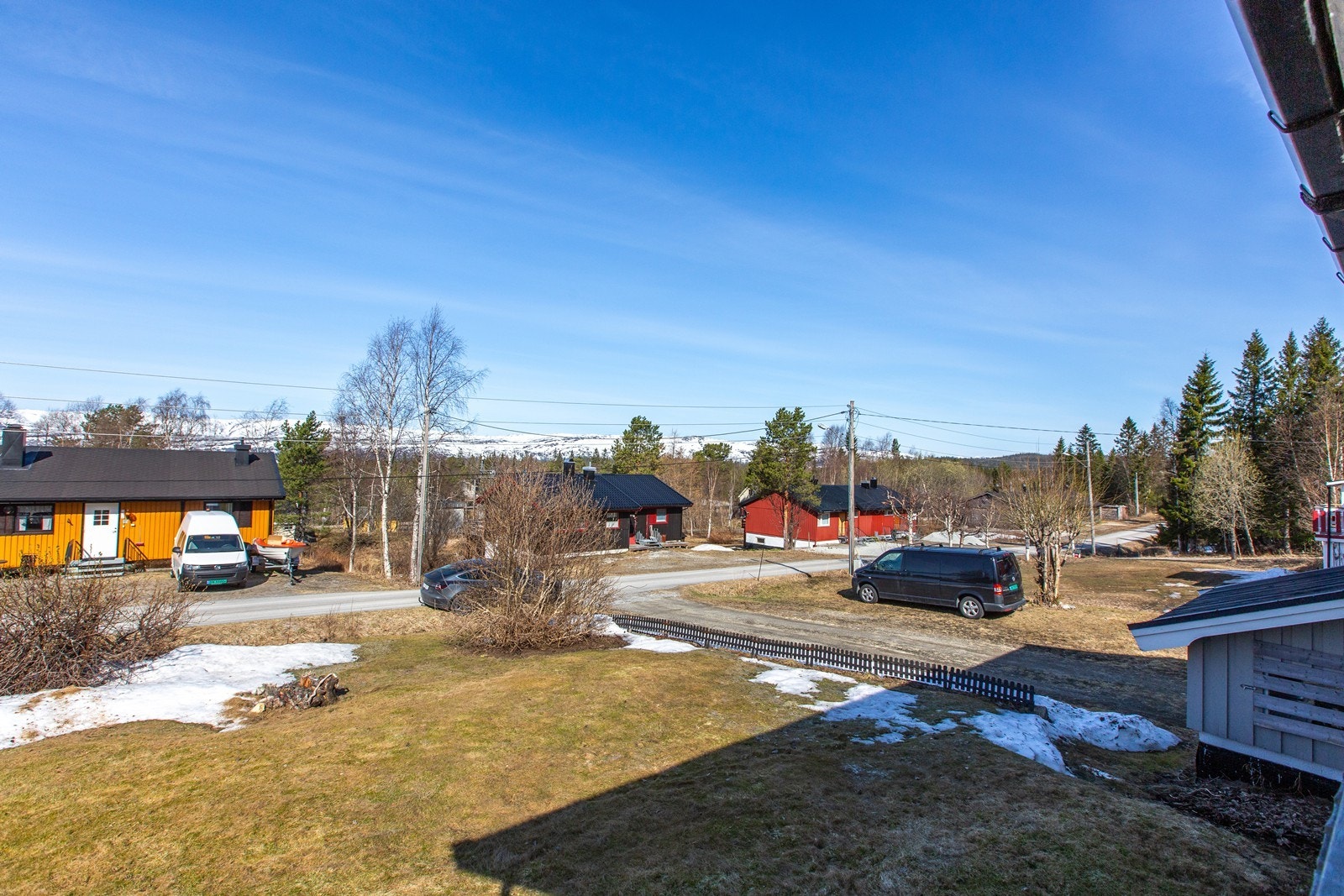 Utsikt fra terrassen Galleribilde