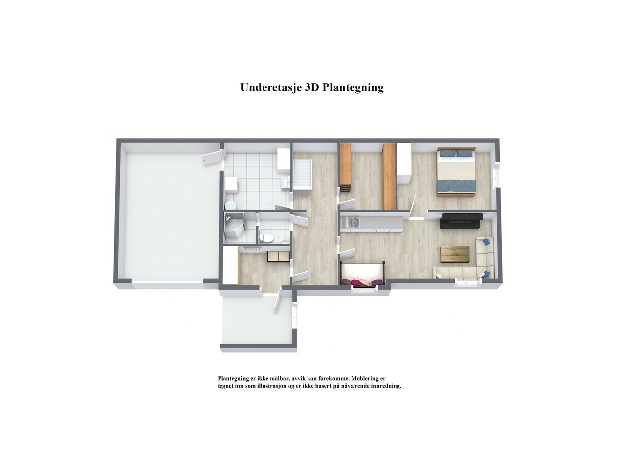 Underetasje - 3D Floor Plan.jpeg Galleribilde