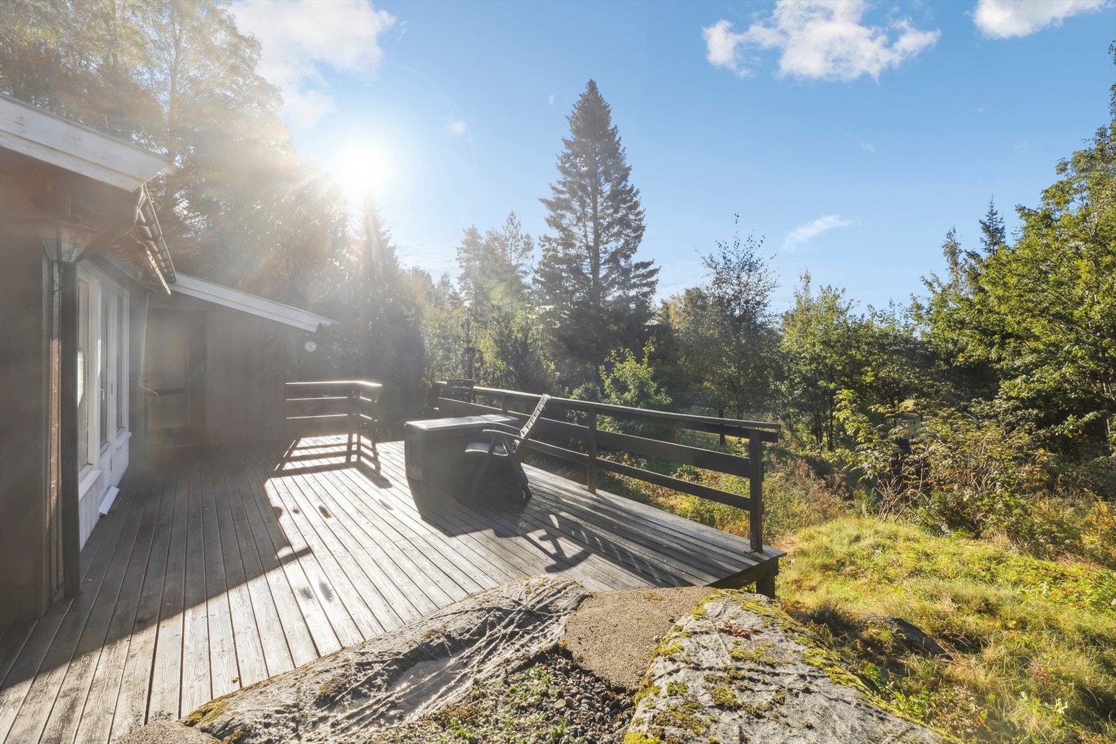 Her kan sommeren nytes fra morgen til kveld. Galleribilde