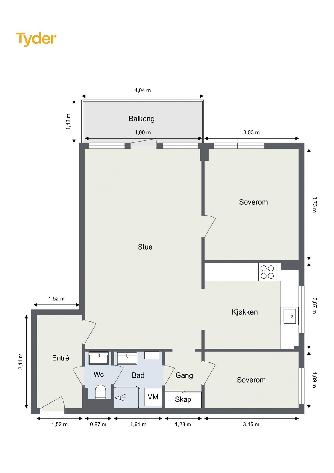 Plantegning. Galleribilde