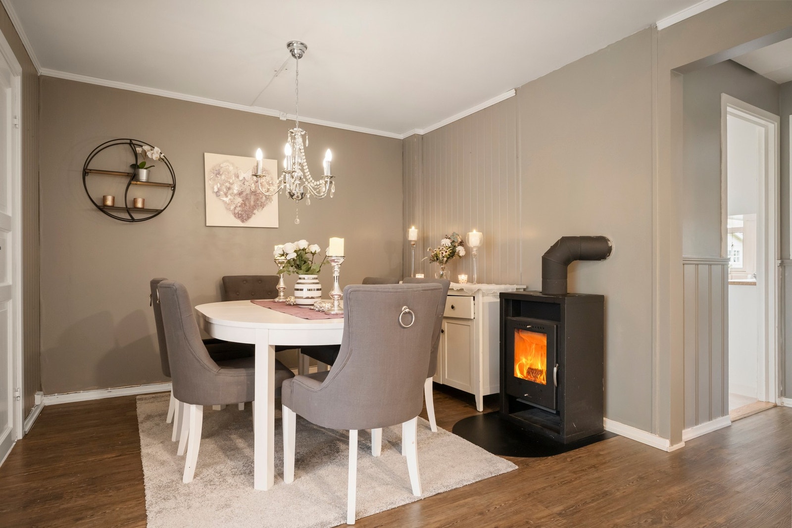 Peisovn gir god varme i vinterhalvåret. Galleribilde