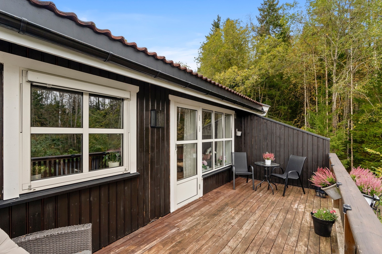 Verandaen er på 15 m². Galleribilde