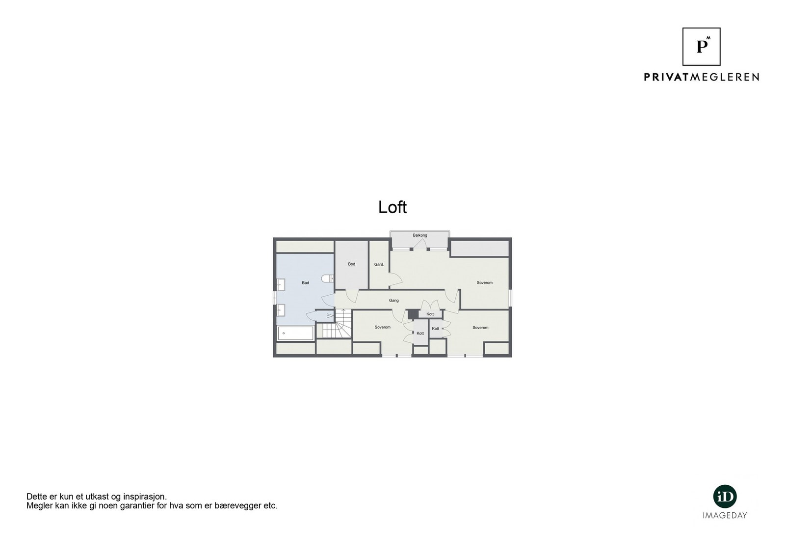 Plantegning 2.etasje. Galleribilde