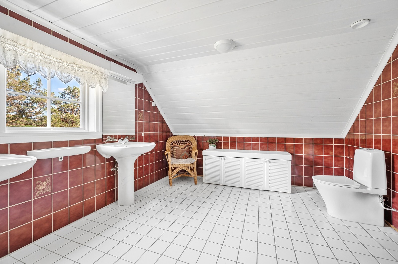 Det er varmekabler i gulvet for ekstra komfort. Galleribilde