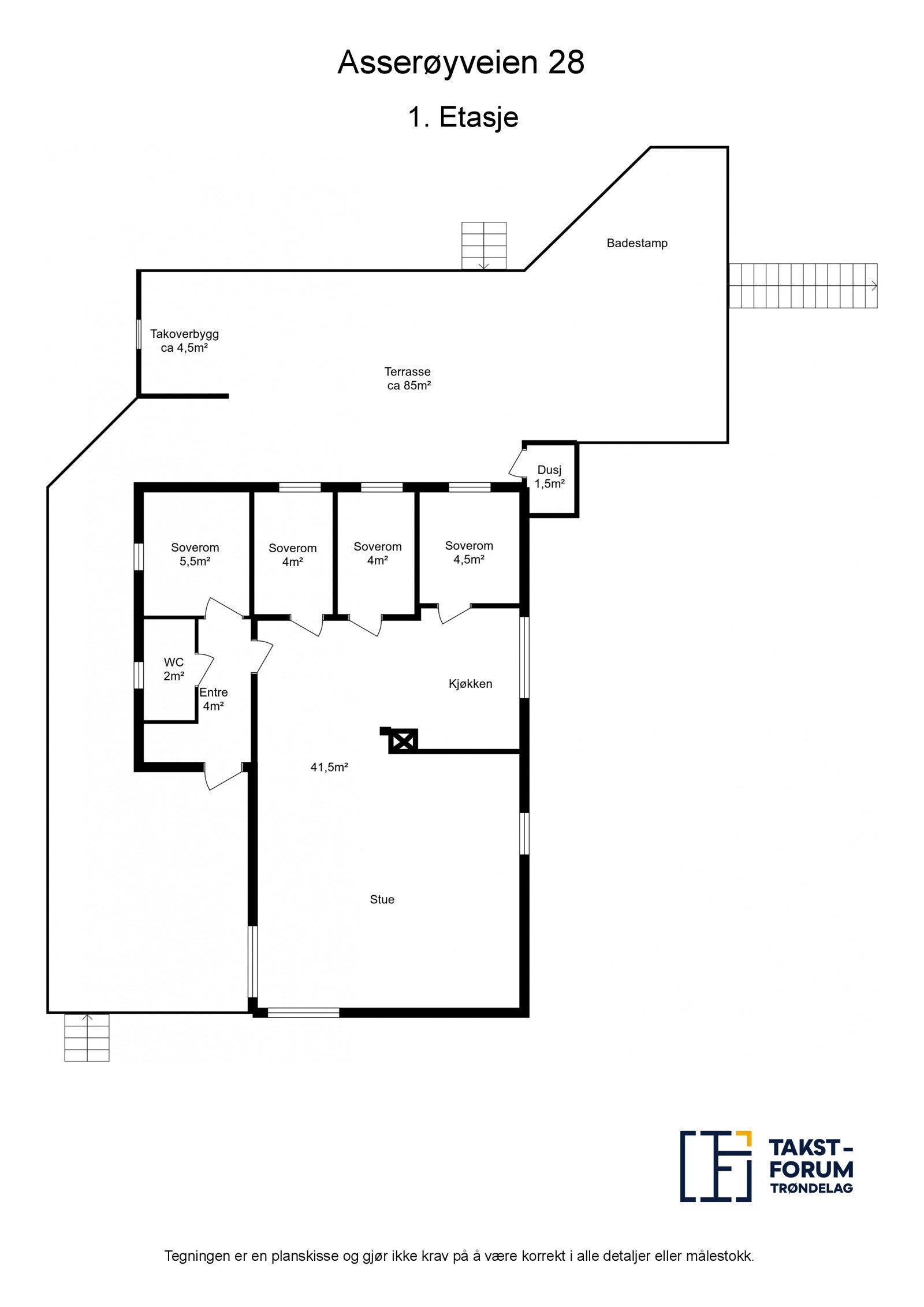 Planskisse | Hovedbygg Galleribilde