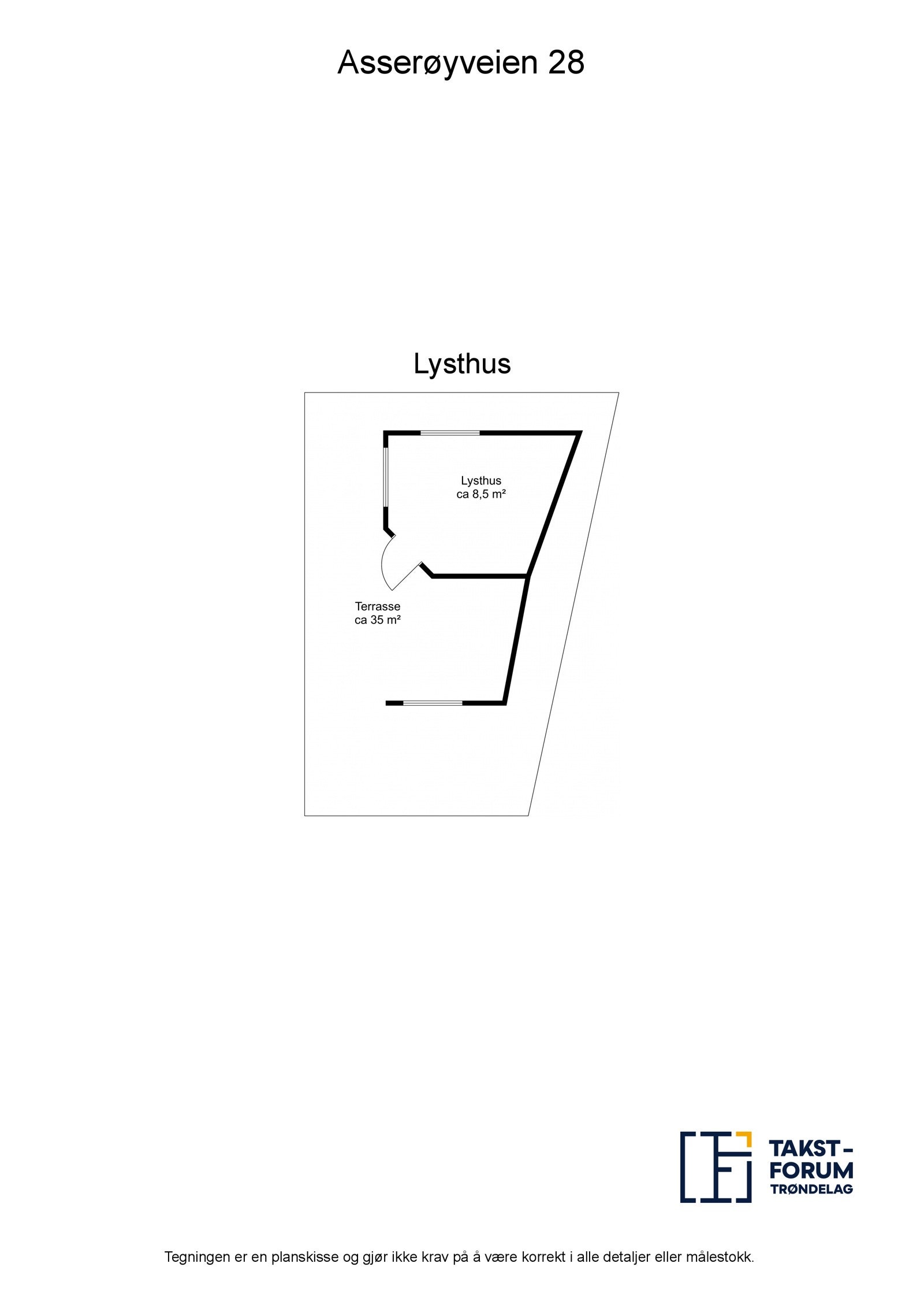 Planskisse | Lysthus Galleribilde