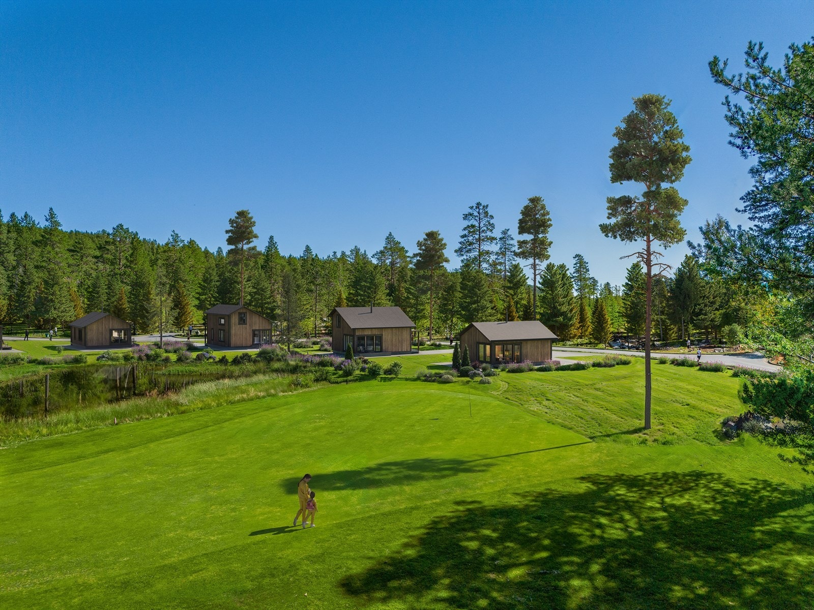 For del golfglad er dette en unik mulighet til å sikre seg hyttedrømmen til en fornuftig pris Galleribilde